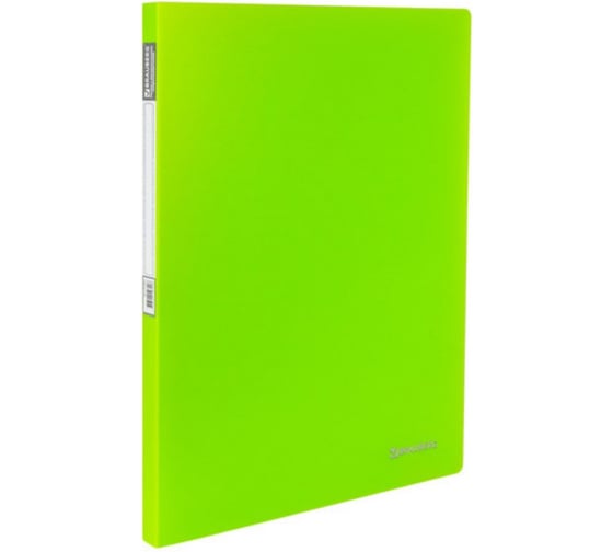 Изображение товара Папка 30 шт в упаковке BRAUBERG с металлическим скоросшивателем и внутренним карманом "Neon" 16 мм. зеленая до 100 л. 07 мм.  227464