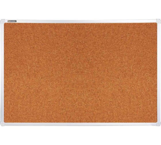 Изображение товара Пробковая доска для объявлений BRAUBERG 60х90 см, алюминиевая рамка 231712