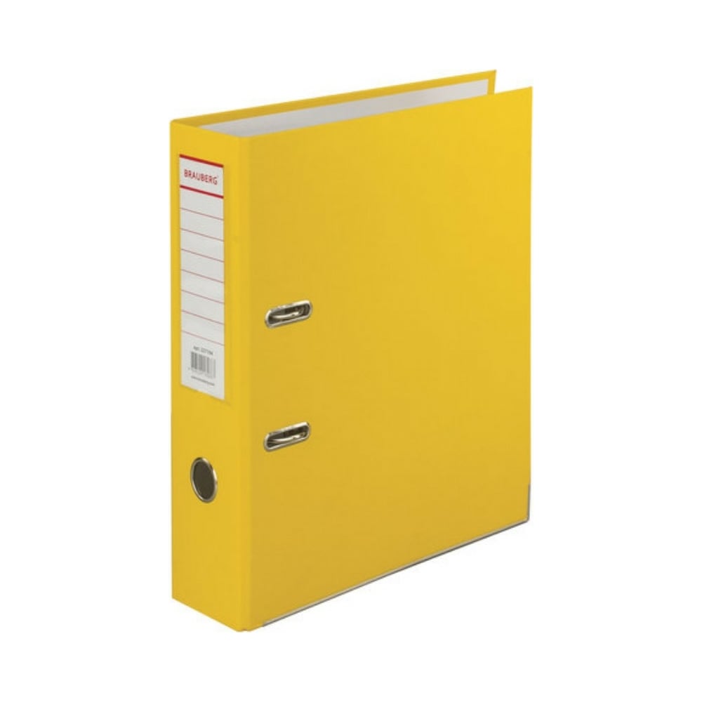 Папка-регистратор BRAUBERG папка регистратор а4 50 мм lamark полипропилен металлическая окантовка карман на корешок собранная жёлтая