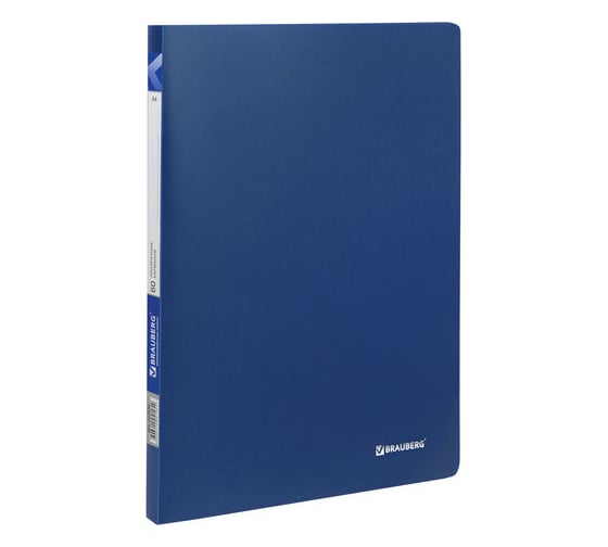 Изображение товара Папка BRAUBERG 60 вкладышей "Office" синяя, 0,6 мм 222636