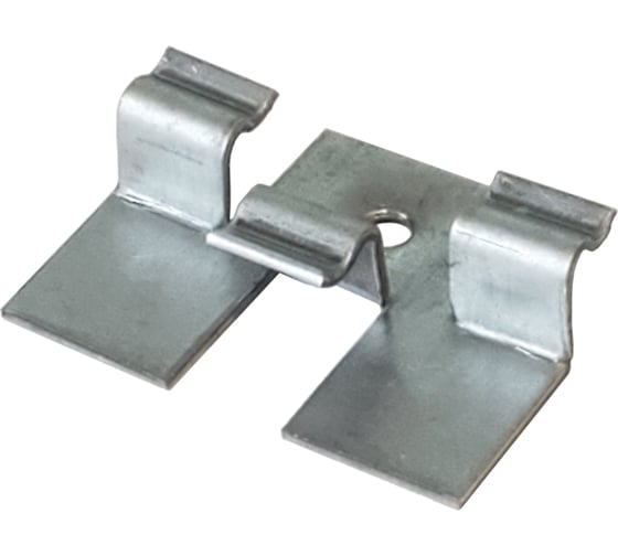 Изображение товара Крепеж Гвозdeck Клипса для ДПК №7, цинк, цвет серебро ведро 150 шт 10210000ZN00WG13