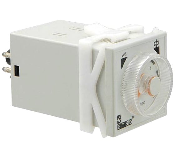 Изображение товара Реле времени Emas с задержкой выключения 0,6-6 мин 12В AC-DC RZ1A1B06M-1