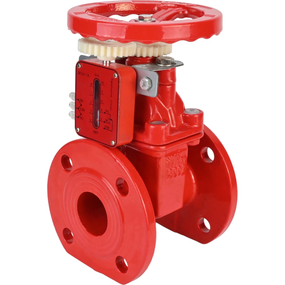 Изображение товара Задвижка клиновая DN.ru 30ч39р GGG50 Ду125 Ру16 штурвал чугун