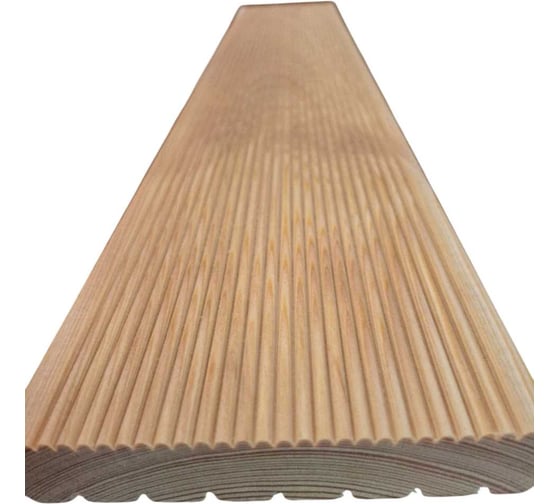 Изображение товара Доска террасная ООО Сибирский лес ВЕЛЬВЕТ из лиственницы сорт АВС 27Х142Х1000 4656760331890