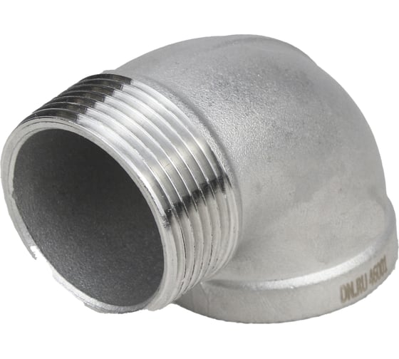 Изображение товара Отвод (уголок) DN.ru 304 ВР/НР 1/4" Ду8 Ру16 90 резьбовой, нержавеющий D270-16865
