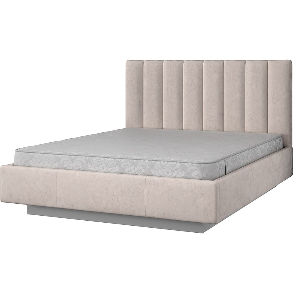 Изображение товара Кровать Anrex SABRINA 160 с подъемником и ящиками в бежевом цвете