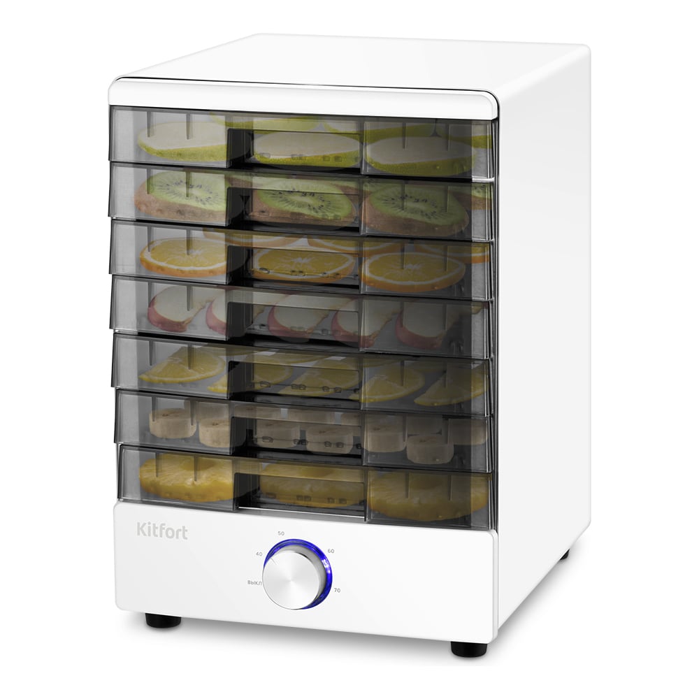 Изображение товара Сушилка для овощей и фруктов Kitfort КТ-4940 7 секций регулировка температуры