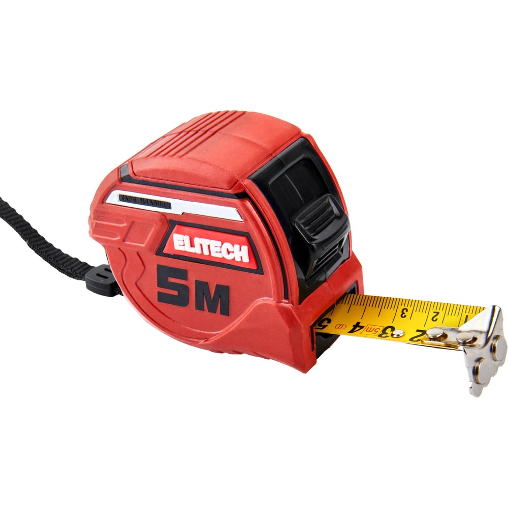 Изображение товара Рулетка Elitech 5 м - надежная строительная и бытовая измерительная лента