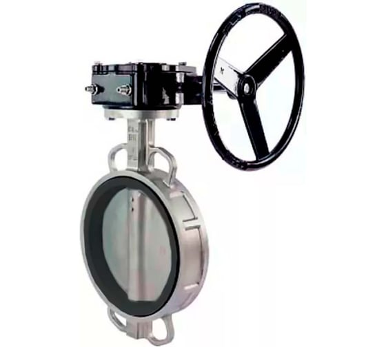 Изображение товара Дисковый затвор DN.ru 304-304-VITON-2W-Fb-R Ду300 Ру16 с редуктором D050-46284