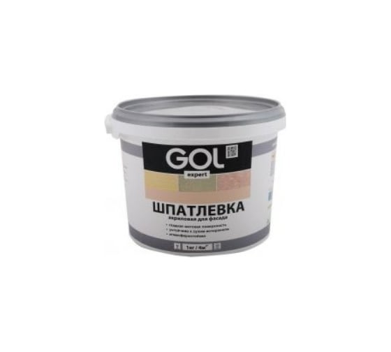 Изображение товара Шпатлевка акриловая Expert GOL Фасадная 4.5 кг Palizh 11605976