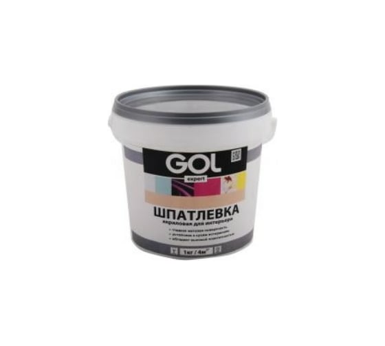 Изображение товара Шпатлевка акриловая Expert GOL Интерьерная 4.5 кг Palizh 11605744