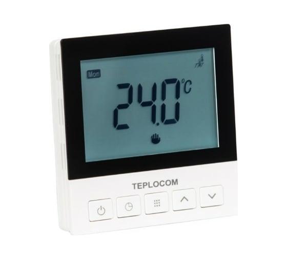 Изображение товара Встраиваемый программируемый термостат для электрического теплого пола Бастион TSF-PROG-220/16A 921