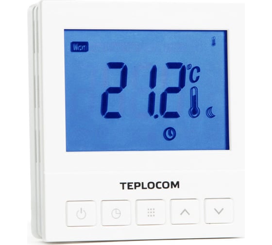 Изображение товара Встраиваемый программируемый комнатный термостат Бастион TS-PROG-220/3A 913