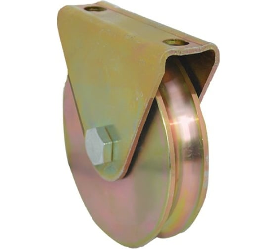 Изображение товара Роликовое колесо для откатных ворот MFK-TORG 70 мм, анодированное ГВ-80mm