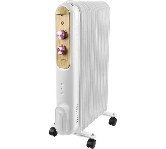 Изображение товара Масляный обогреватель MARTA MT-OH2430B розовое дерево 41265