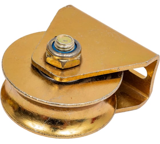 Изображение товара Роликовое колесо для откатных ворот MFK-TORG 60 мм, анодированное ГВ-60mm