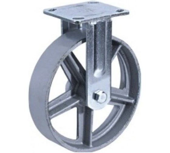 Изображение товара Колесо металлическое термостойкое неповоротное со спицами 152 мм MFK-TORG 1131152