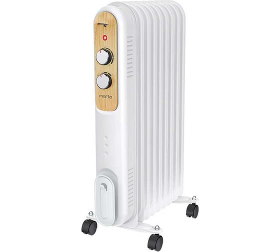 Изображение товара Масляный обогреватель MARTA MT-OH2430B светлое дерево 43730
