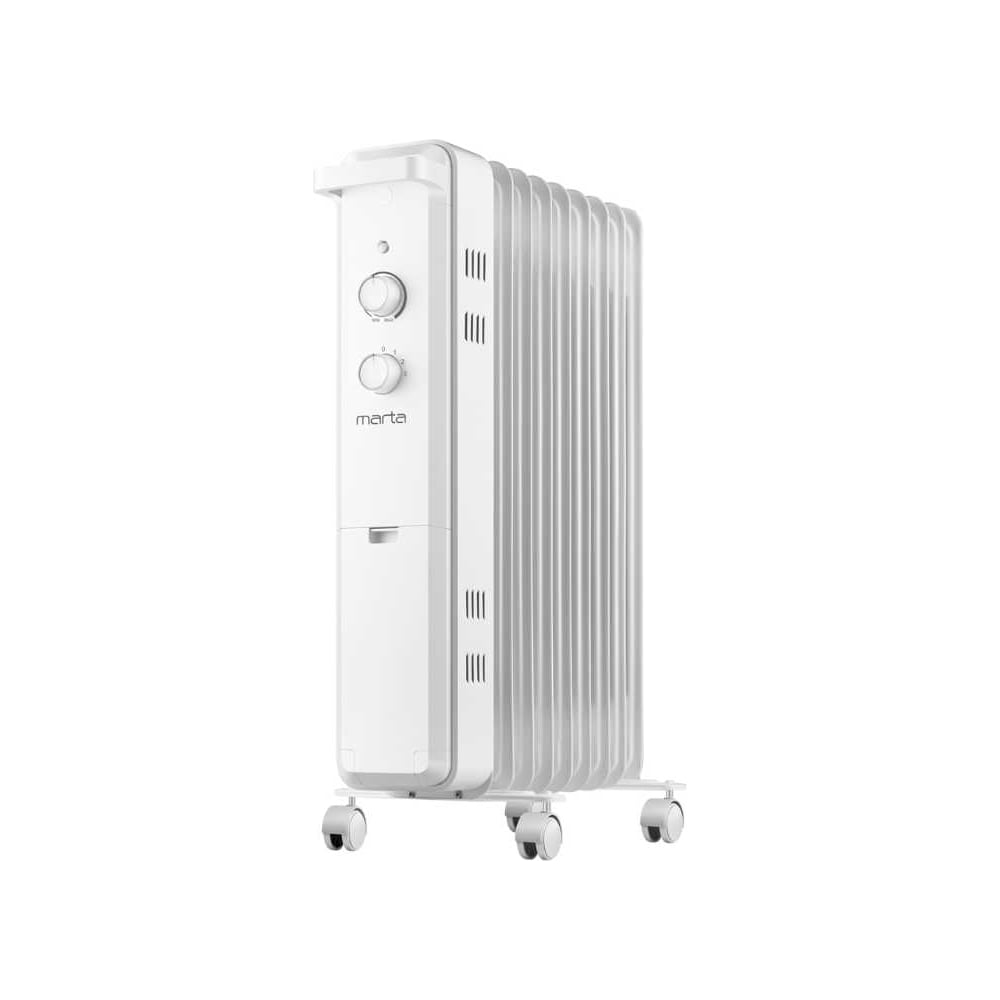 Масляный обогреватель MARTA MT-OH2433A белый 44030
