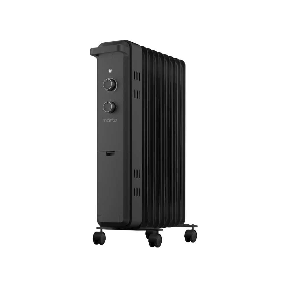 Масляный обогреватель MARTA MT-OH2433A черный 44031