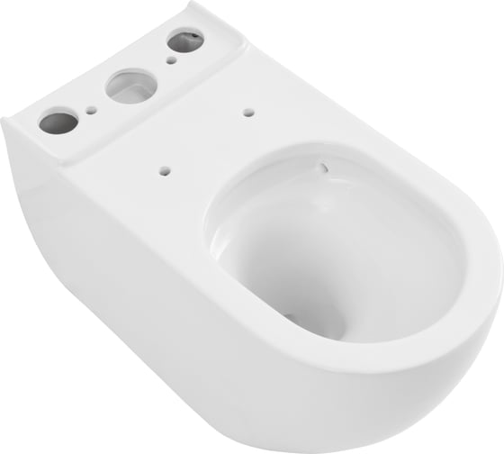 Изображение товара Чаша напольного унитаза ALLEN BRAU 4.31006.20 PRIORITY 3 Tornado без сиденья 680x365 мм белый (334162) 00334162