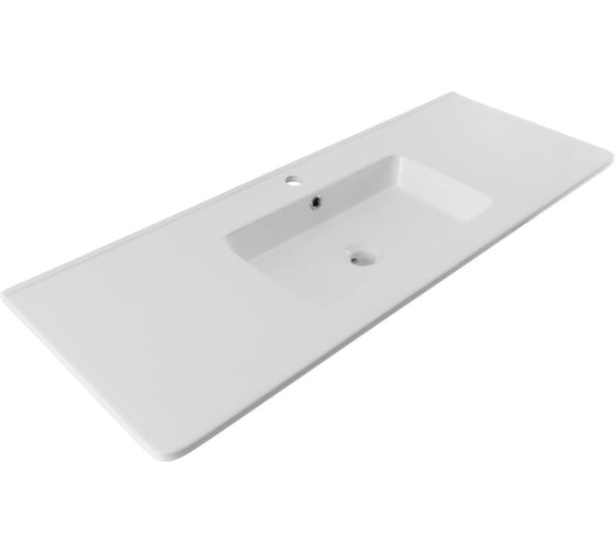 Изображение товара Раковина керамическая накладная ALLEN BRAU 4.61003.20 PARIS с переливом 1210x460 мм белый (334593) 00334593