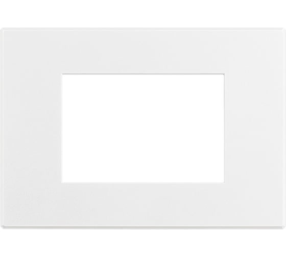 Изображение товара Рамка Bticino AXOLUTE Air итальянская модульность, 3 модуля, Матовый белый HW4803AW