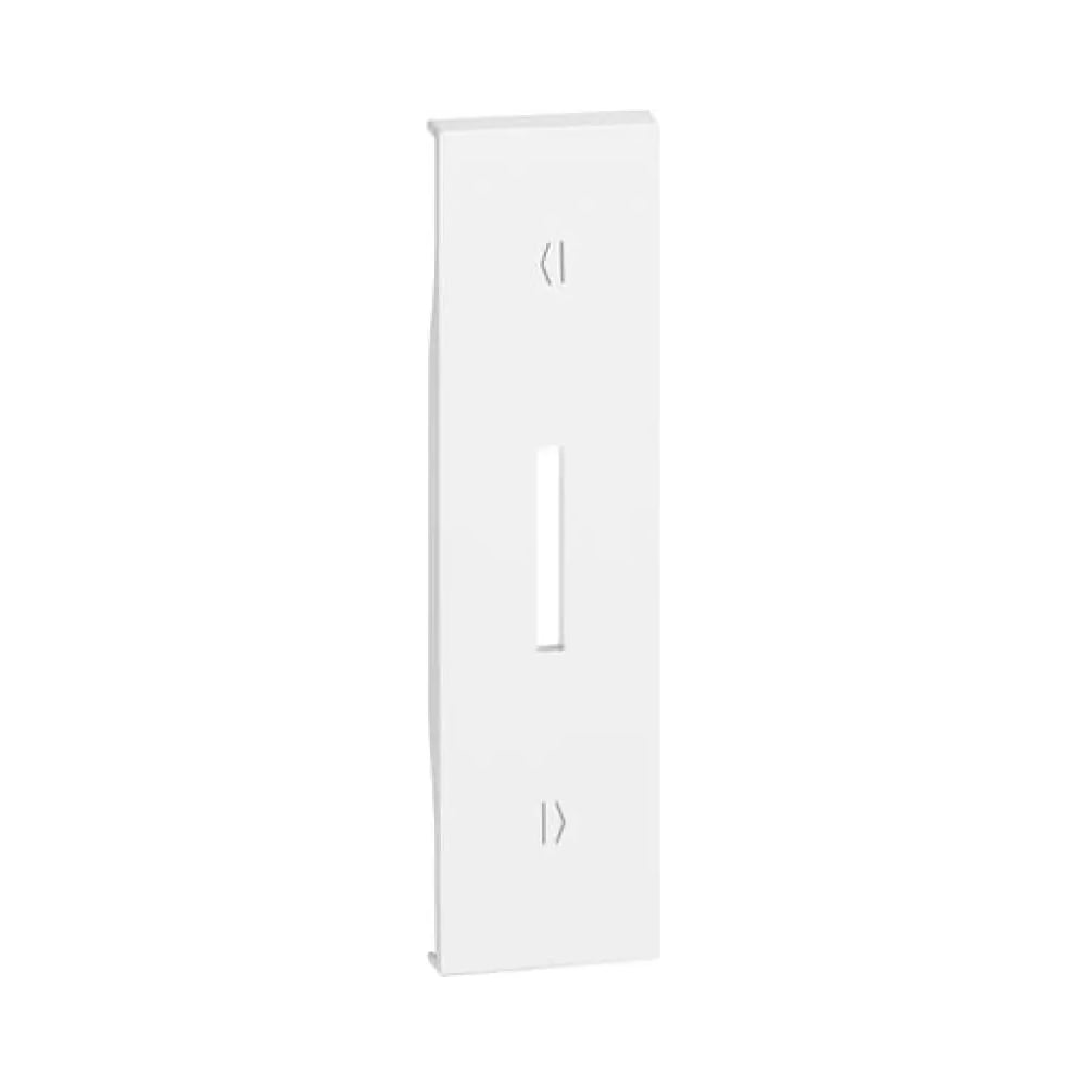 Лицевая панель Bticino LIVING NOW для выключателей рольставней K4027 (вертикальное размещение) 1 модуль. Цвет Белый. KW06V