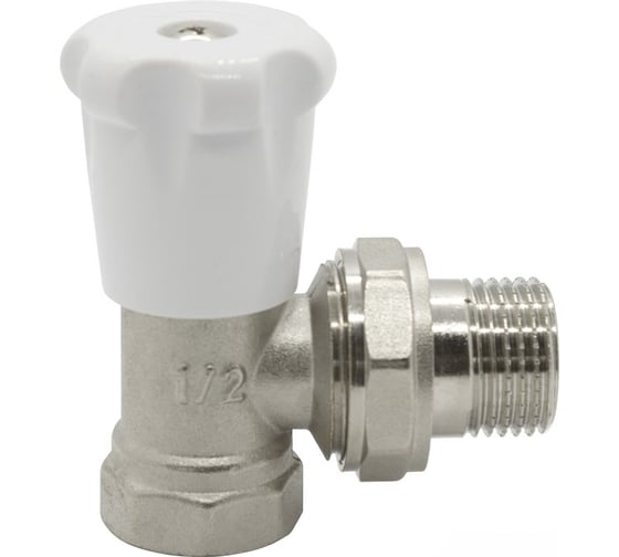 Изображение товара Вентиль ручной Doron простой угловой 1/2" В-Н (12/96) 019982