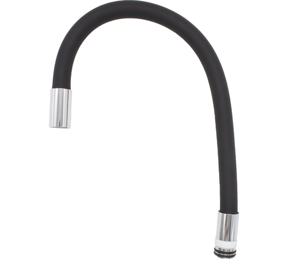 Изображение товара Излив для кухни Doron гибкий силиконовый, черный D55-BLACK (1/50) 016313