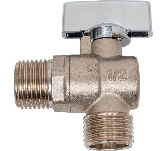 Изображение товара Кран 2-х проходной шаровой Doron 1/2x1/2 ДСМА (8/160) 019800