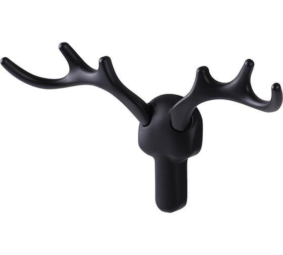 Изображение товара Крючок Larvij Олень, цинковый сплав, черный LKNDEER.BL