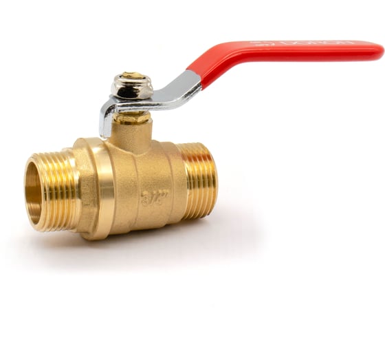 Изображение товара Кран шаровой Doron 1/2" Н-Н ручка штуцер-штуцер (10/160) 8413