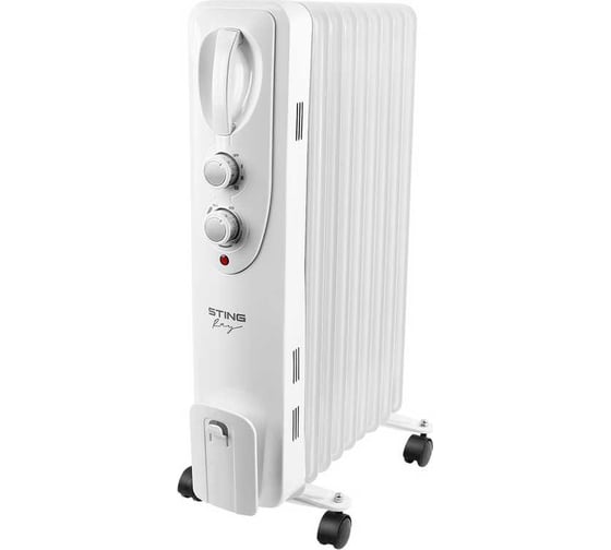 Изображение товара Масляный обогреватель STINGRAY ST-OH1000B белый жемчуг 41302