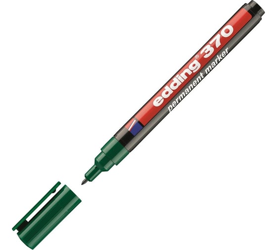 Изображение товара Перманентный маркер Edding E-370 зеленый, 1 мм, круглый наконечник 1153868
