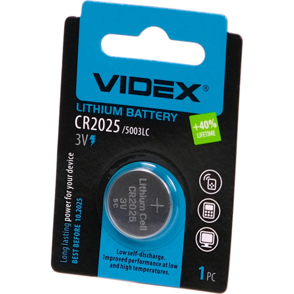 Литиевый элемент питания Videx элемент питания energizer power e92 bp2 e300132703