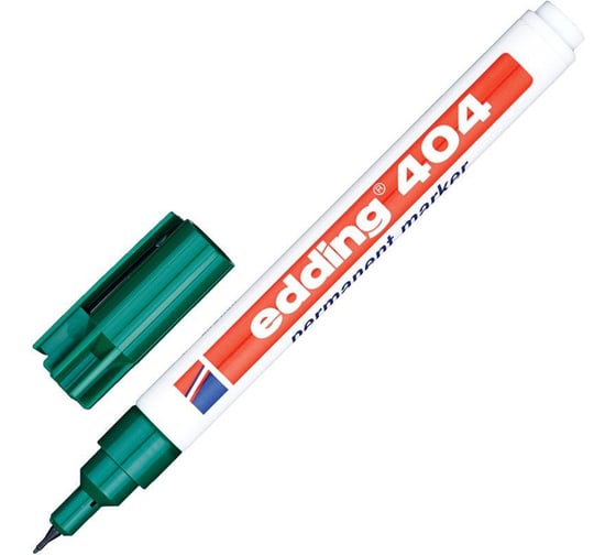 Изображение товара Перманентный маркер Edding E-404/4 зелёный, 0.75 мм, круглый наконечник 87139
