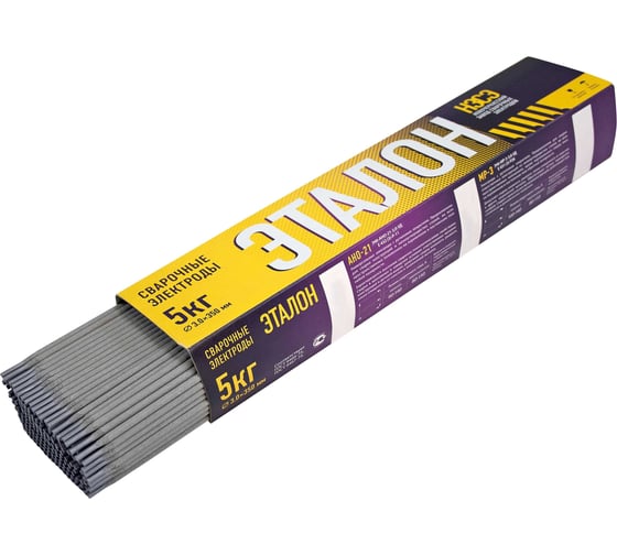 Изображение товара Электроды сварочные ООО "НЗСЭ" АНО-21 3 мм, 5 кг, картон эталон 7930095130579