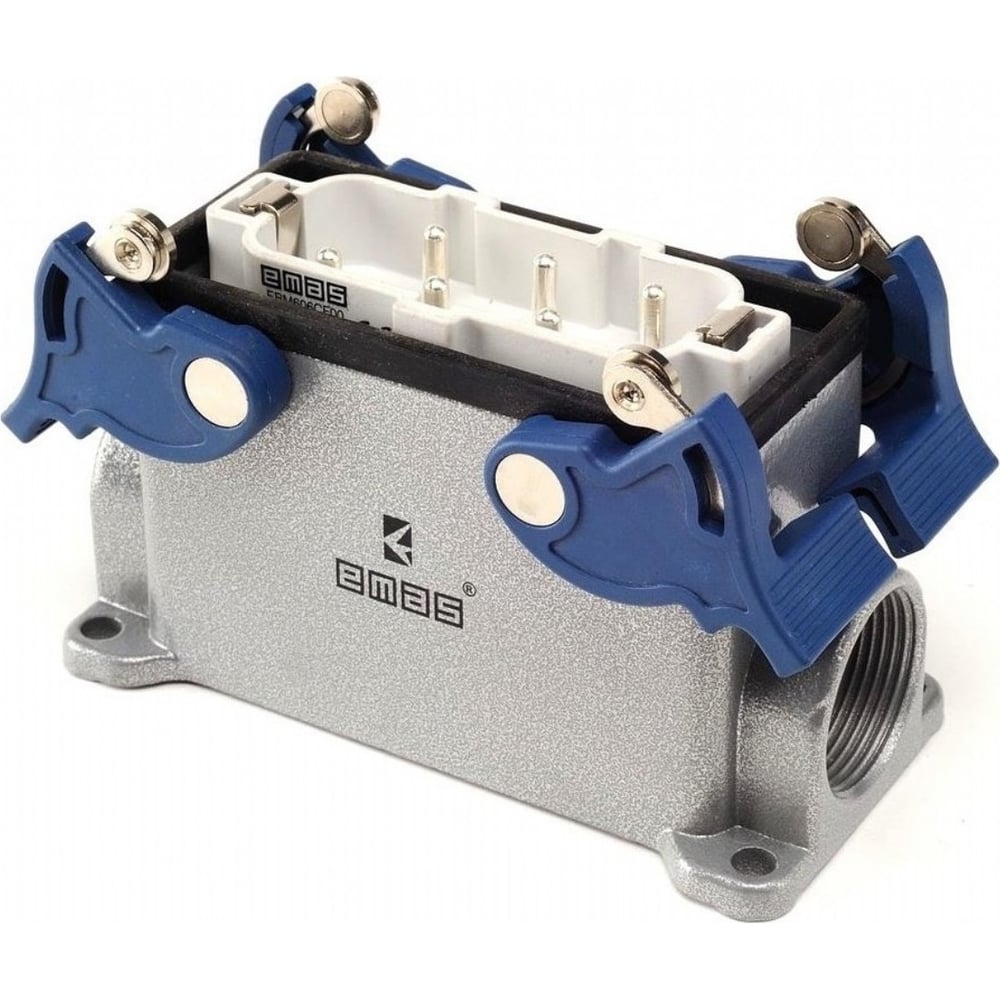 Изображение товара Вилка Emas 6 полюсов в корпусе, 16А боковой ввод EBM06FD12