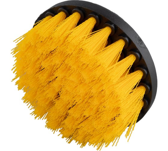 Изображение товара Щетка пластиковая для шуруповерта Smartbuy d=100 мм, щетина 0.35 мм, длина 25 мм, ось 1/4 Tools SBT-SPB-2p1