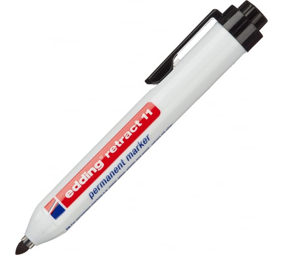 Изображение товара Автоматический перманентный маркер Edding retract 11/1 чёрный, 1.5-3 мм 1153873