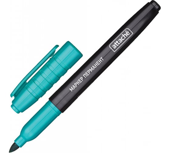 Изображение товара Перманентный маркер Attache зеленый 1.5-3 мм 155800