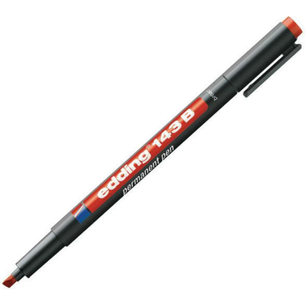 Перманентный маркер для глянцевых поверхностей EDDING маркер зубр профессионал 06320 3 перманентный заостренный красный 1 мм