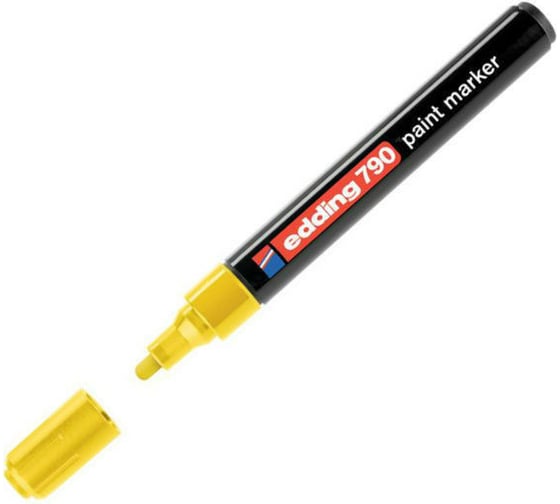 Изображение товара Лаковый маркер Edding пеинт E-790/5 желтый, 2-3 мм, пластиковый корпус 537621