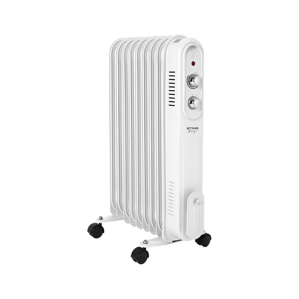 Изображение товара Масляный обогреватель STINGRAY ST-OH1003A белый хром 25 м² 3 режима