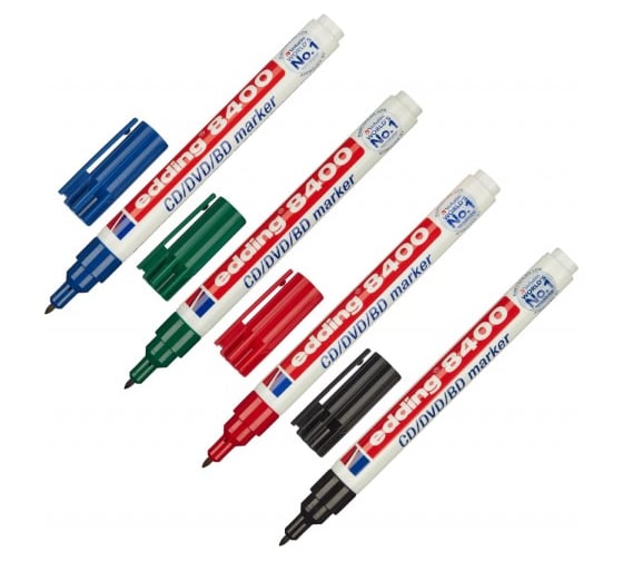 Изображение товара Набор маркеров для CD Edding E-8400/4S 0.5-1 мм, 4 штуки 35720
