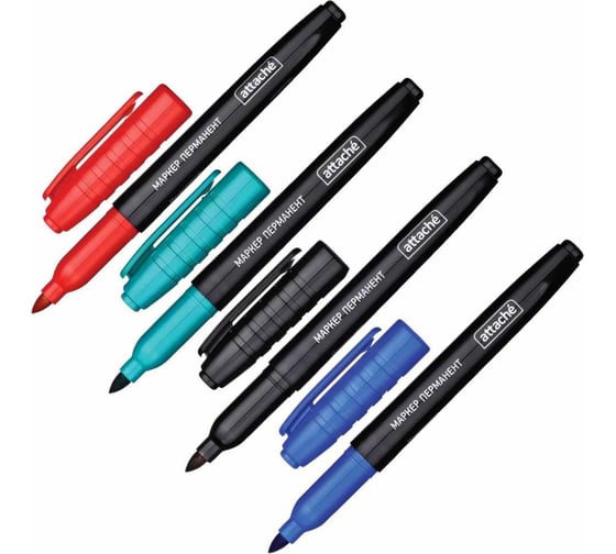 Изображение товара Набор маркеров Attache 5-3 мм набор 4 цвета, 4 шт 159002