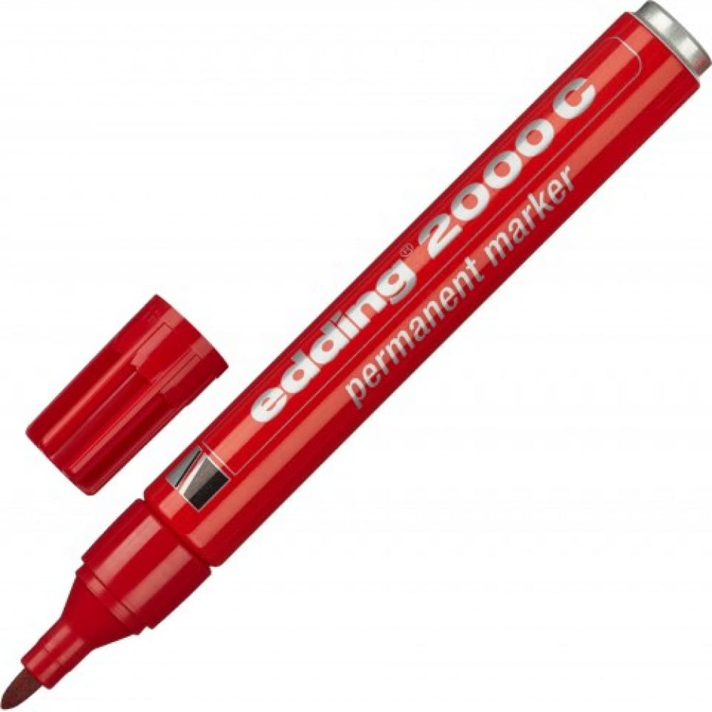 Перманентный маркер EDDING маркер перманентный edding 404 0 75 мм с круглым наконечником красный
