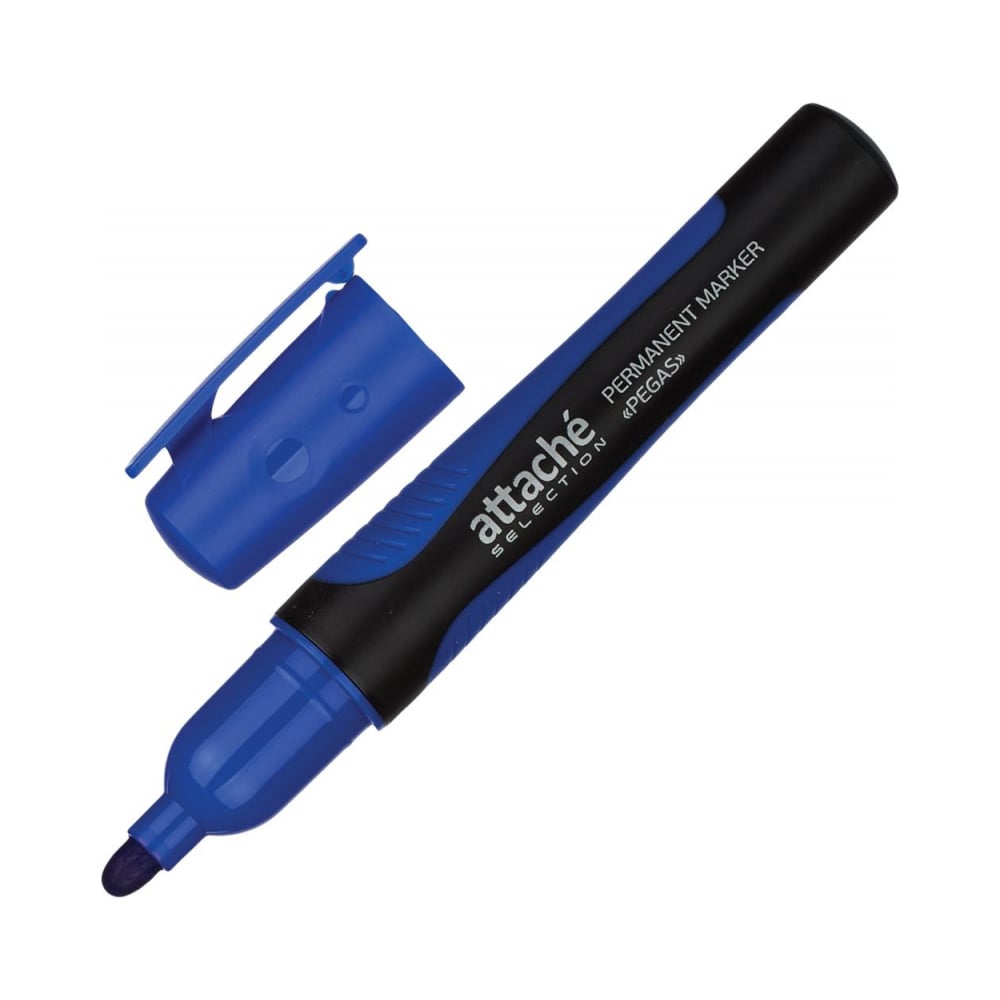 Перманентный маркер Attache Selection маркер crown перманентный синий 3мм cpm 800с
