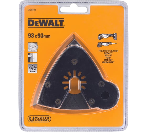 Изображение товара Насадка для мультитул подошва под шлифлисты Dewalt DT20700 DT20700-QZ